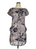 Zara Basic 100% Polyester Print Gray Casual Dress Size XL - photo 1