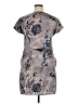 Zara Basic 100% Polyester Print Gray Casual Dress Size XL - photo 2