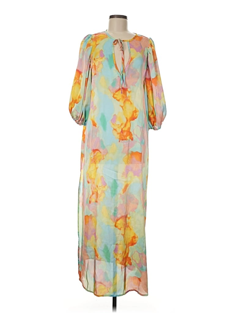 Pre-owned Buddy Love Casual Dress In Yellow
