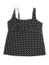 Lands' End Polka Dots Black Swimsuit Top Size 16 - photo 1
