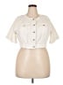 Torrid Ivory Denim Jacket Size 2X Plus (2) - photo 1