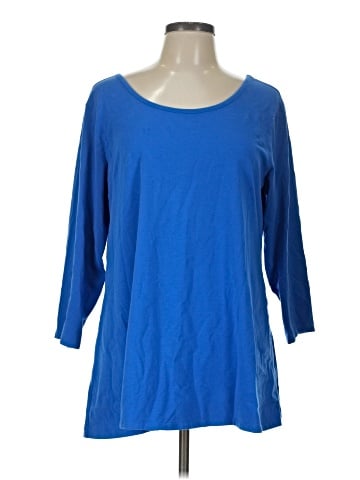 Attitudes by Renee 3/4 Sleeve Top (view 1)