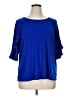 Worthington Blue 3/4 Sleeve Top Size 0X - photo 1