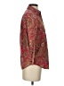 Chaps Paisley Burgundy 3/4 Sleeve Button-Down Shirt Size S - photo 4