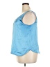 Ann Taylor LOFT 100% Polyester Blue Sleeveless Blouse Size XXL - photo 5
