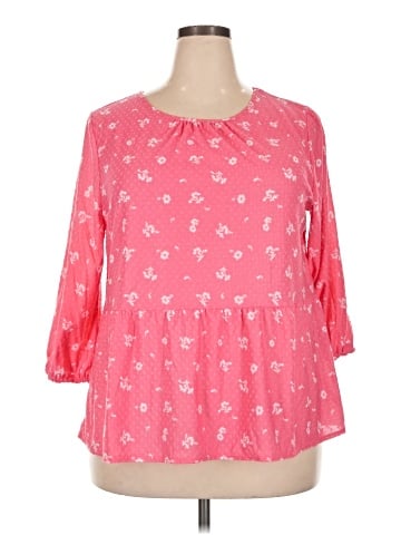 Style&Co 3/4 Sleeve T-Shirt (view 1)