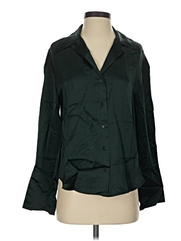 Banana Republic Long Sleeve Silk Top (view 1)