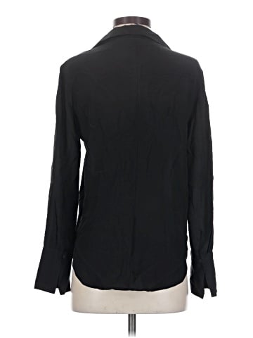 Club Monaco Long Sleeve Silk Top (view 2)