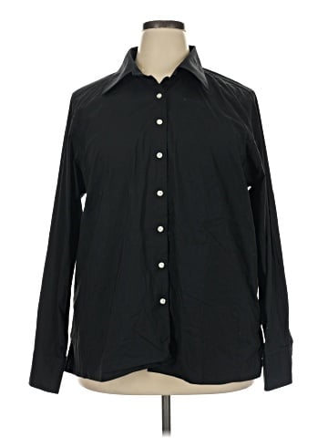 Lands' End Long Sleeve Button-Down Shirt (view 1)