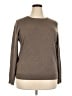 Worthington Brown Long Sleeve Top Size XXL - photo 1