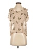 Chloe K Tan Short Sleeve Blouse Size S - photo 1