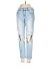 Bullhead 100% Cotton Hearts Blue Jeans Size 24 waist - photo 1