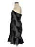 Halston Graphic Black Cocktail Dress Size 4 - photo 5