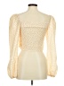 Elodie 100% Polyester Yellow Long Sleeve Blouse Size M - photo 2