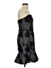 Halston Graphic Black Cocktail Dress Size 4 - photo 4