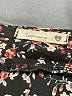 Soprano 100% Polyester Floral Black Shorts Size L - photo 3