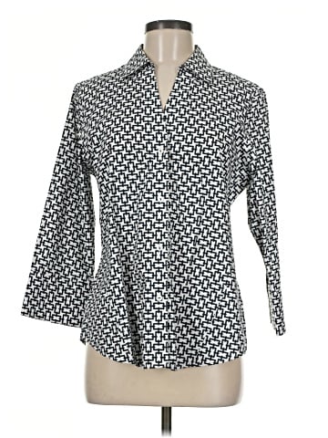 Foxcroft 3/4 Sleeve Blouse (view 1)