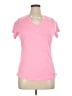 RBX 100% Polyester Pink Short Sleeve Top Size XL - photo 1