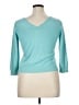 Daisy Fuentes Teal 3/4 Sleeve Top Size XL - photo 2