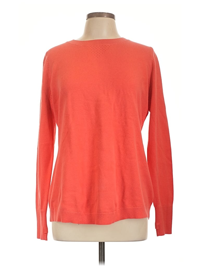 Pre-owned Duluth Trading Co. Pullover Sweater In Orange