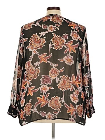 Liz Claiborne Long Sleeve Blouse (view 2)