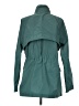 Athleta 100% Polyester Teal Raincoat Size M - photo 2