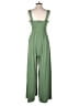 Roxy Solid Green Jumpsuit Size M - photo 2