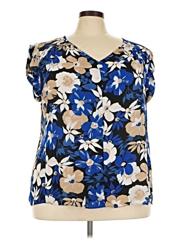Nine West Short Sleeve Blouse (view 1)