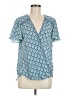 Max Studio 100% Polyester Blue Short Sleeve T-Shirt Size M - photo 1