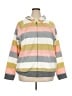 Torrid Stripes Gray Windbreaker Size 2X Plus (2) - photo 1