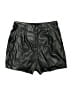 Do & Be 100% Polyester Metallic Black Skort Size M - photo 2
