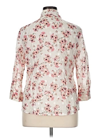 Van Heusen 3/4 Sleeve Button-Down Shirt (view 2)