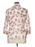 Van Heusen Floral Ivory 3/4 Sleeve Button-Down Shirt Size XL - photo 2