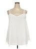 Torrid 100% Polyester Ivory Tank Top Size 2X Plus (2) - photo 1