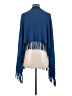 Project 100% Cotton Blue Poncho One size - photo 2
