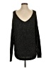 Love Tree Metallic Black Pullover Sweater Size S - photo 1