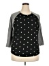 Lularoe Polka Dots Gray 3/4 Sleeve T-Shirt Size 22 - 24 - photo 1