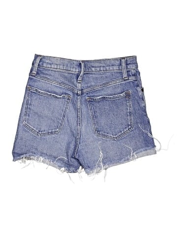 Madewell High-Rise Denim Shorts in Malden Wash (view 2)