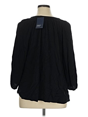 Crown & Ivy 3/4 Sleeve Blouse (view 2)