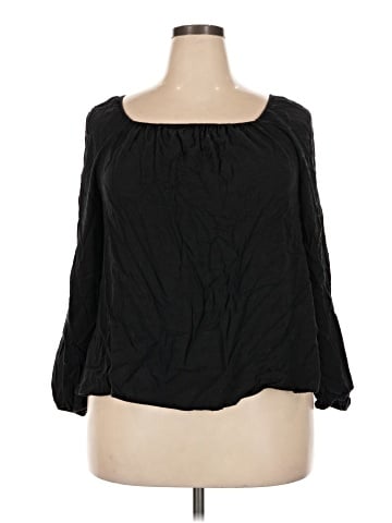 Ava & Viv 3/4 Sleeve Blouse (view 1)