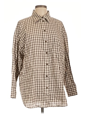H&M 3/4 Sleeve Button-Down Shirt (view 1)