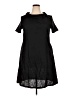 Le Muse Solid Black Casual Dress Size XXL - photo 1