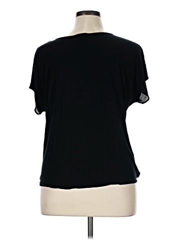 INC International Concepts Short Sleeve Blouse (view 2)
