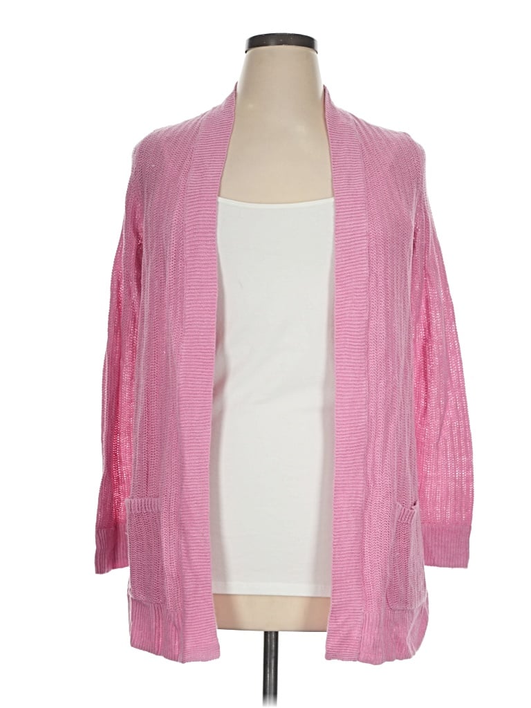 Pre-owned Talbots Cardigan Sweater In Pink