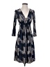 BCBGMAXAZRIA Print Blue Casual Dress Size XS - photo 1