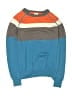 Mini Boden Color Block Blue Pullover Sweater Size 9 - 10 - photo 1