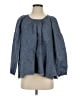 Ann Mashburn Blue 3/4 Sleeve Blouse Size XS - photo 1