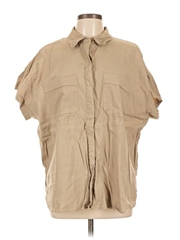 Athleta Short Sleeve Button-Down Shirt (view 1)