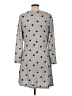 Papillon Polka Dots Gray Casual Dress Size L - photo 2