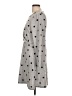 Papillon Polka Dots Gray Casual Dress Size L - photo 5